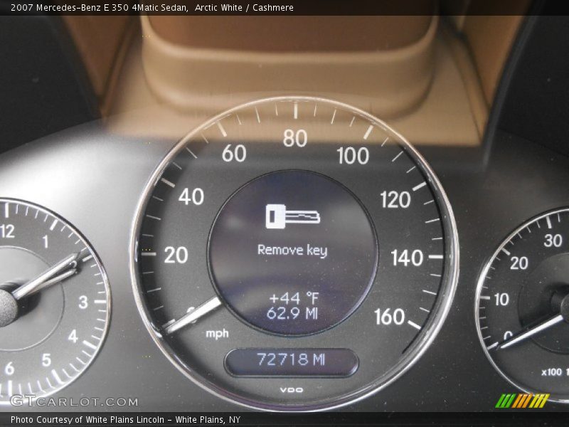 Arctic White / Cashmere 2007 Mercedes-Benz E 350 4Matic Sedan