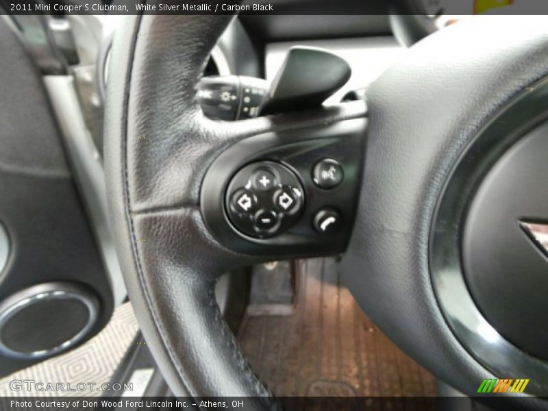 White Silver Metallic / Carbon Black 2011 Mini Cooper S Clubman