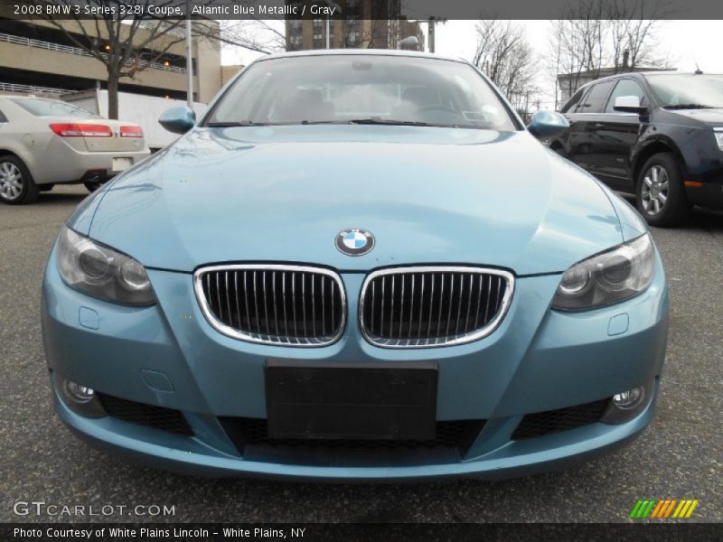 Atlantic Blue Metallic / Gray 2008 BMW 3 Series 328i Coupe