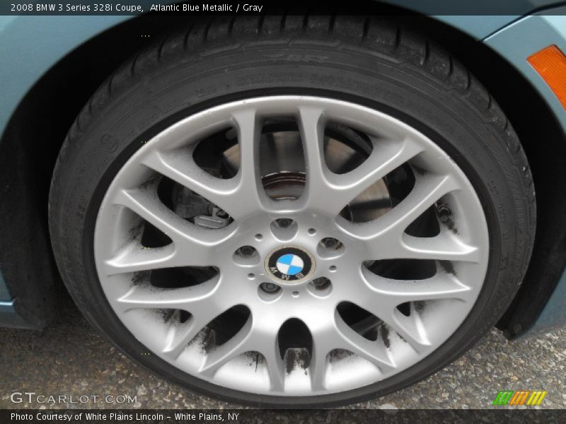 Atlantic Blue Metallic / Gray 2008 BMW 3 Series 328i Coupe