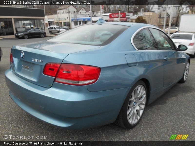 Atlantic Blue Metallic / Gray 2008 BMW 3 Series 328i Coupe