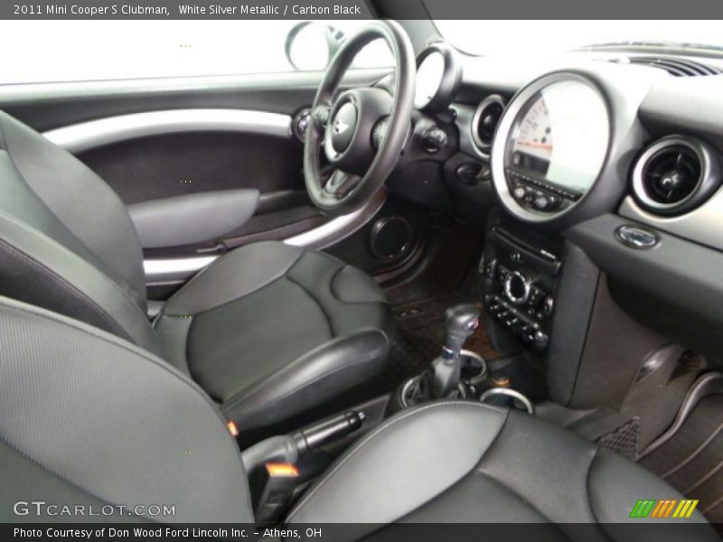 White Silver Metallic / Carbon Black 2011 Mini Cooper S Clubman