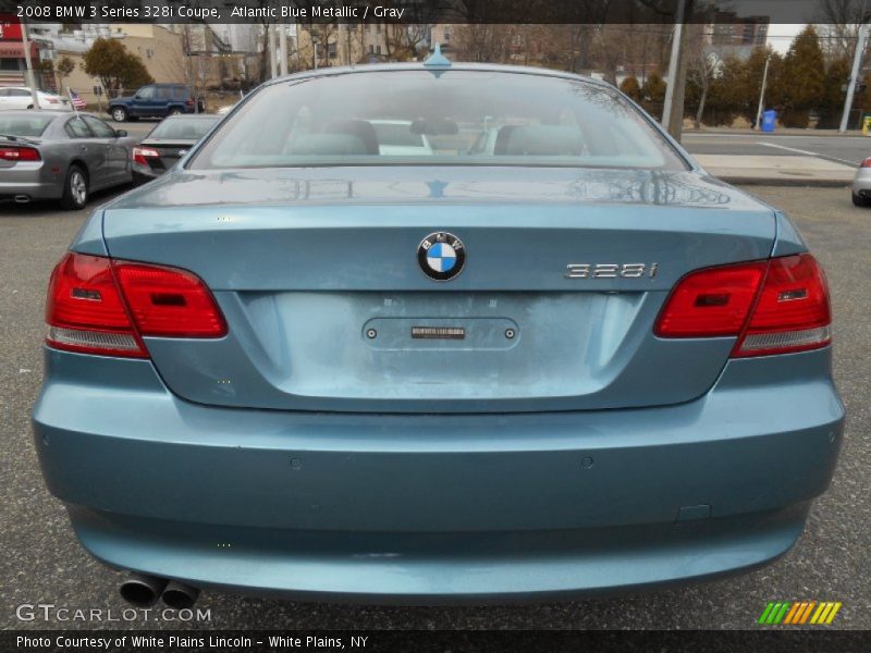 Atlantic Blue Metallic / Gray 2008 BMW 3 Series 328i Coupe