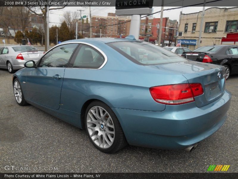 Atlantic Blue Metallic / Gray 2008 BMW 3 Series 328i Coupe