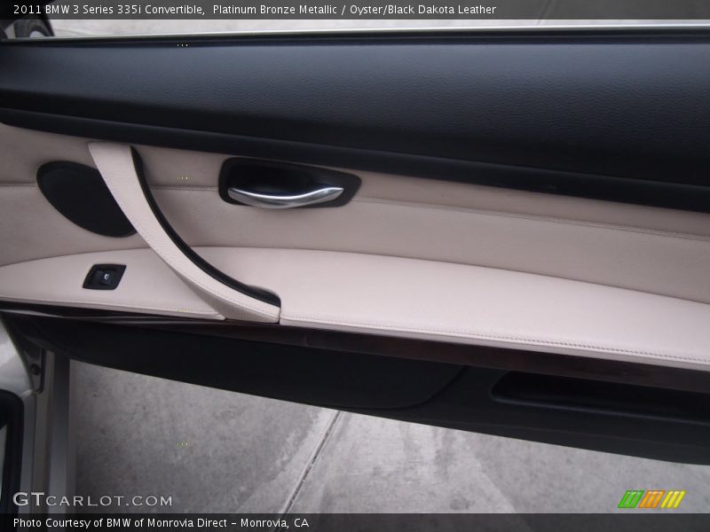 Platinum Bronze Metallic / Oyster/Black Dakota Leather 2011 BMW 3 Series 335i Convertible