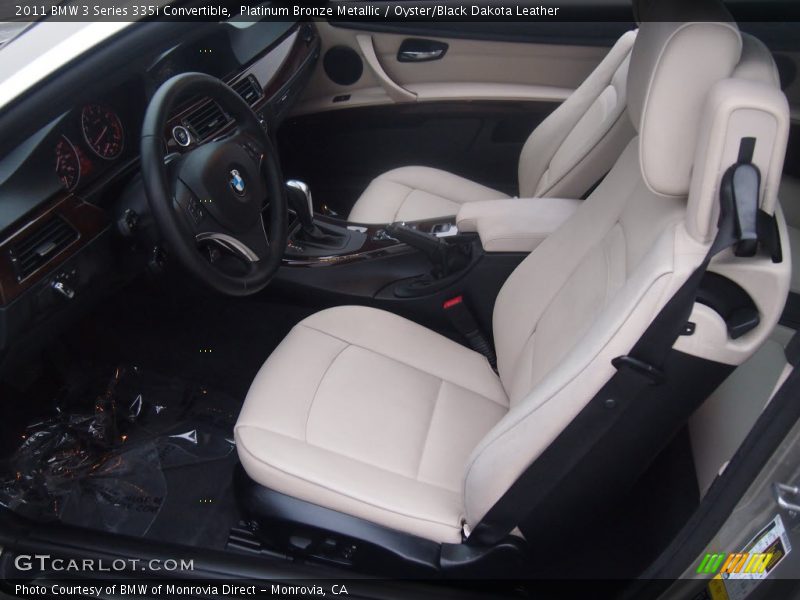  2011 3 Series 335i Convertible Oyster/Black Dakota Leather Interior