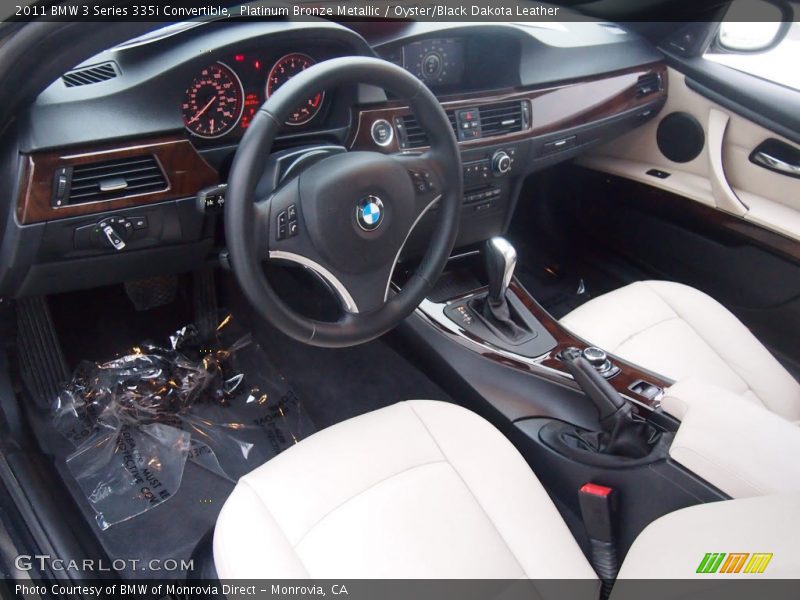 Platinum Bronze Metallic / Oyster/Black Dakota Leather 2011 BMW 3 Series 335i Convertible
