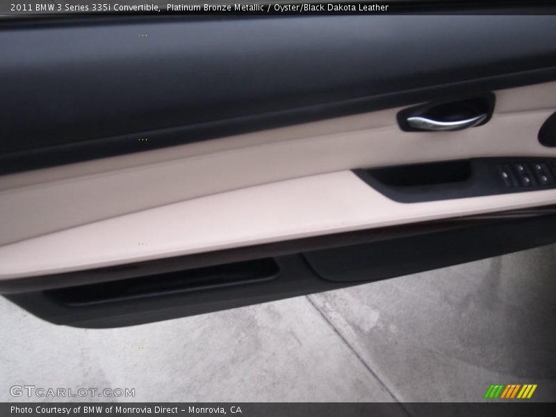 Platinum Bronze Metallic / Oyster/Black Dakota Leather 2011 BMW 3 Series 335i Convertible