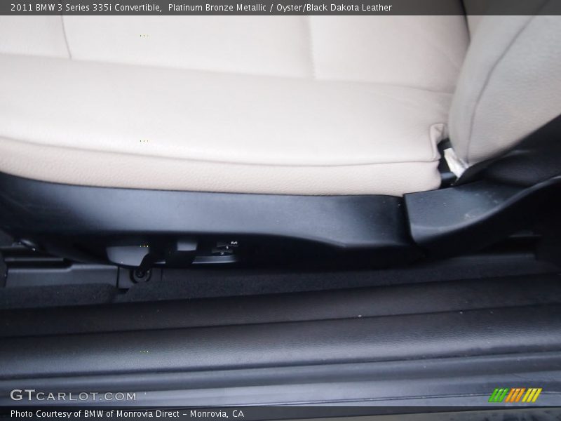 Platinum Bronze Metallic / Oyster/Black Dakota Leather 2011 BMW 3 Series 335i Convertible