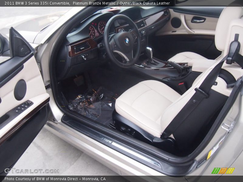Platinum Bronze Metallic / Oyster/Black Dakota Leather 2011 BMW 3 Series 335i Convertible