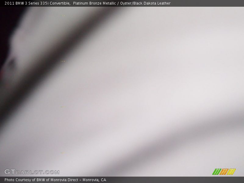 Platinum Bronze Metallic / Oyster/Black Dakota Leather 2011 BMW 3 Series 335i Convertible