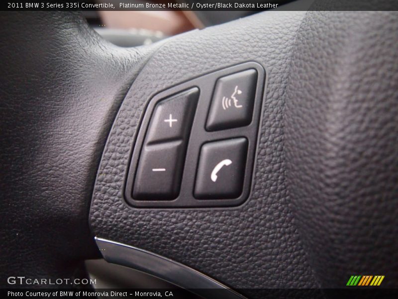 Platinum Bronze Metallic / Oyster/Black Dakota Leather 2011 BMW 3 Series 335i Convertible
