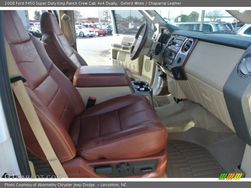 Oxford White / Chaparral Leather 2008 Ford F450 Super Duty King Ranch Crew Cab 4x4 Dually
