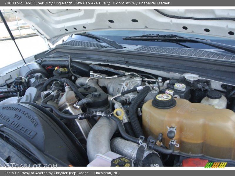 Oxford White / Chaparral Leather 2008 Ford F450 Super Duty King Ranch Crew Cab 4x4 Dually