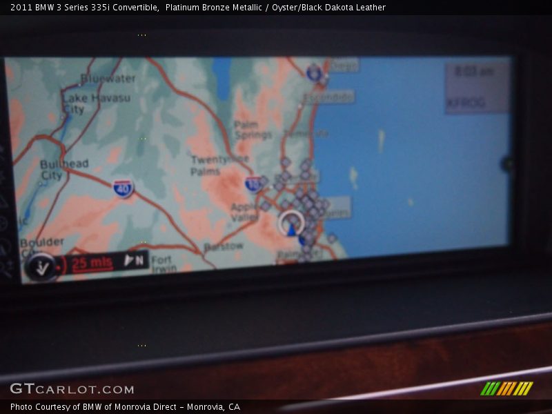 Platinum Bronze Metallic / Oyster/Black Dakota Leather 2011 BMW 3 Series 335i Convertible