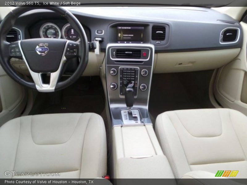 Ice White / Soft Beige 2012 Volvo S60 T5