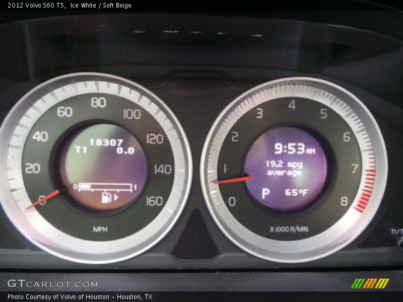 Ice White / Soft Beige 2012 Volvo S60 T5
