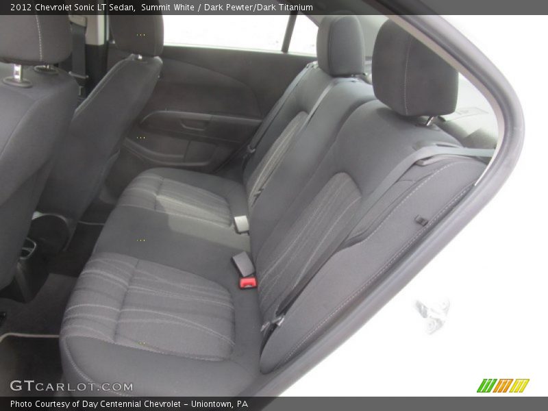 Summit White / Dark Pewter/Dark Titanium 2012 Chevrolet Sonic LT Sedan