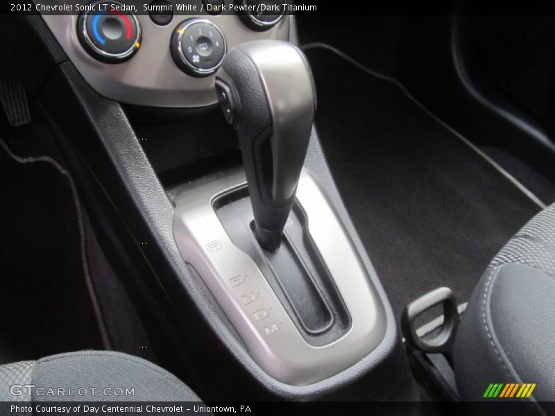 Summit White / Dark Pewter/Dark Titanium 2012 Chevrolet Sonic LT Sedan