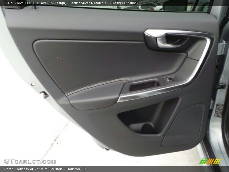 Electric Silver Metallic / R-Design Off Black 2015 Volvo XC60 T6 AWD R-Design