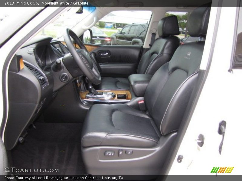 Moonlight White / Graphite 2013 Infiniti QX 56