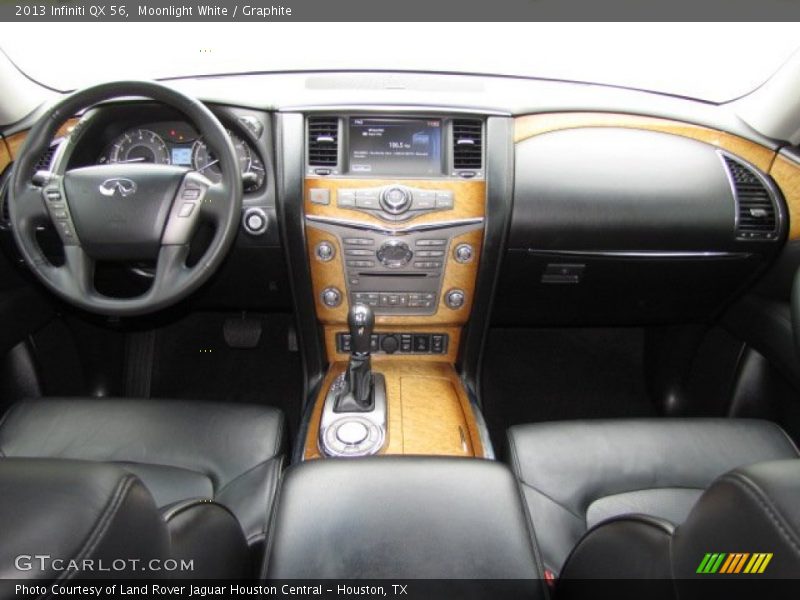 Moonlight White / Graphite 2013 Infiniti QX 56