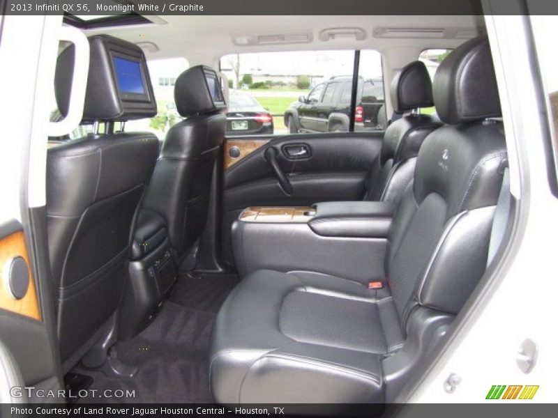 Moonlight White / Graphite 2013 Infiniti QX 56