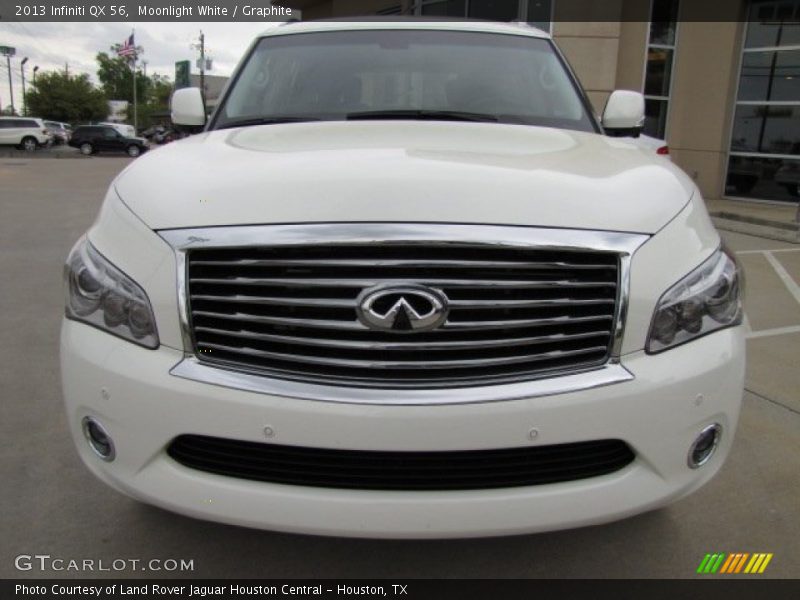 Moonlight White / Graphite 2013 Infiniti QX 56