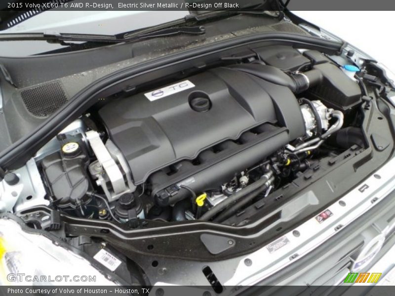 Electric Silver Metallic / R-Design Off Black 2015 Volvo XC60 T6 AWD R-Design