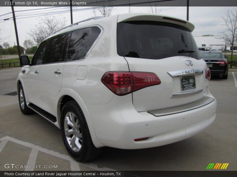 Moonlight White / Graphite 2013 Infiniti QX 56