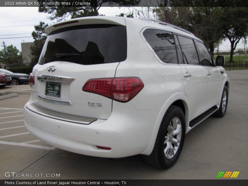 Moonlight White / Graphite 2013 Infiniti QX 56