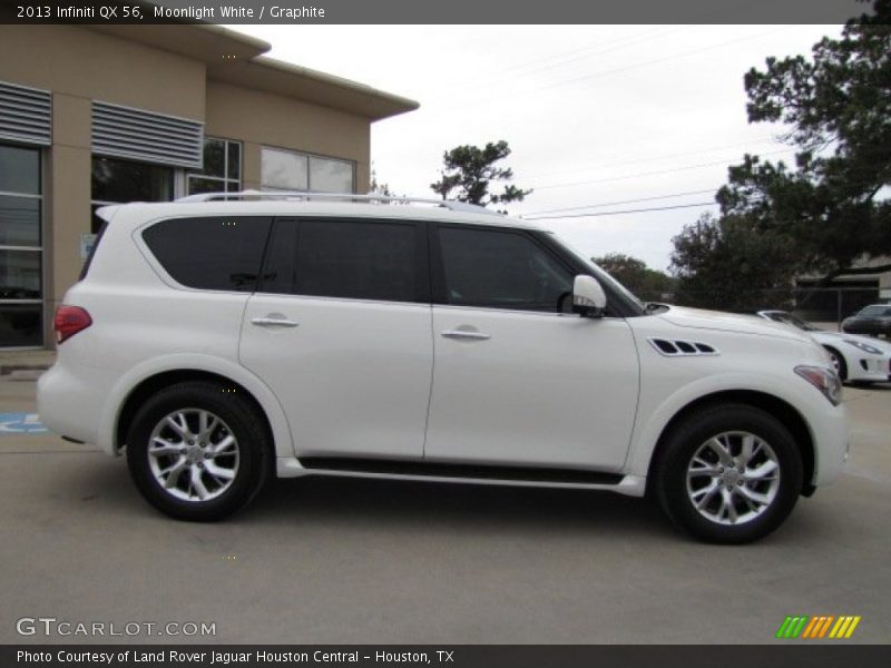 Moonlight White / Graphite 2013 Infiniti QX 56
