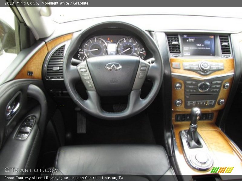 Moonlight White / Graphite 2013 Infiniti QX 56