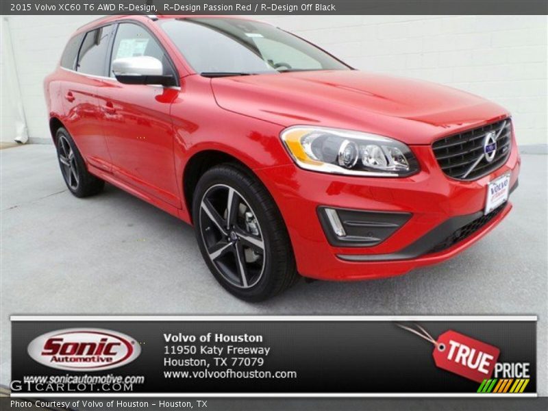 R-Design Passion Red / R-Design Off Black 2015 Volvo XC60 T6 AWD R-Design