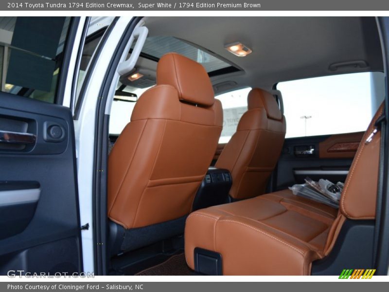 Super White / 1794 Edition Premium Brown 2014 Toyota Tundra 1794 Edition Crewmax