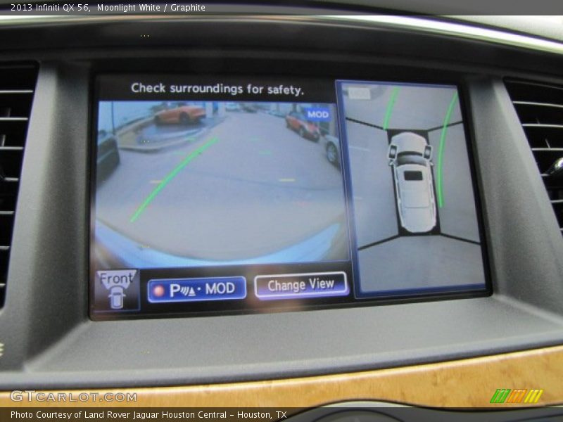 Moonlight White / Graphite 2013 Infiniti QX 56