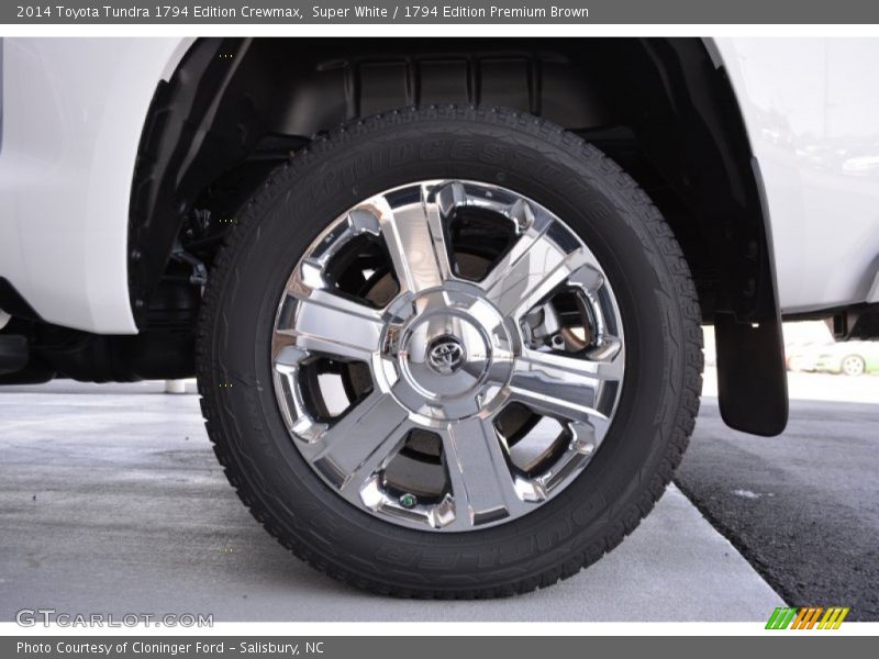 Super White / 1794 Edition Premium Brown 2014 Toyota Tundra 1794 Edition Crewmax
