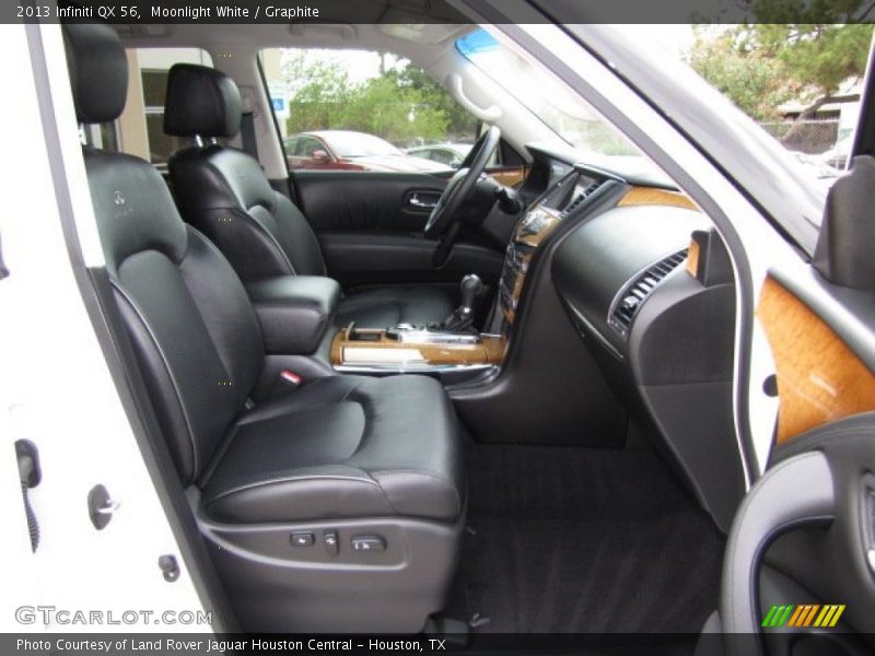 Moonlight White / Graphite 2013 Infiniti QX 56