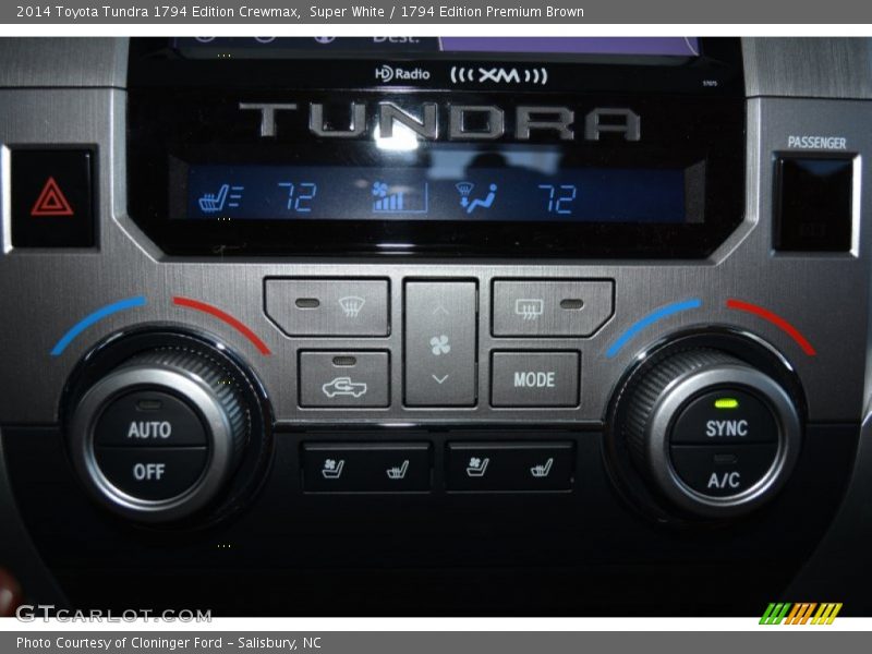 Super White / 1794 Edition Premium Brown 2014 Toyota Tundra 1794 Edition Crewmax