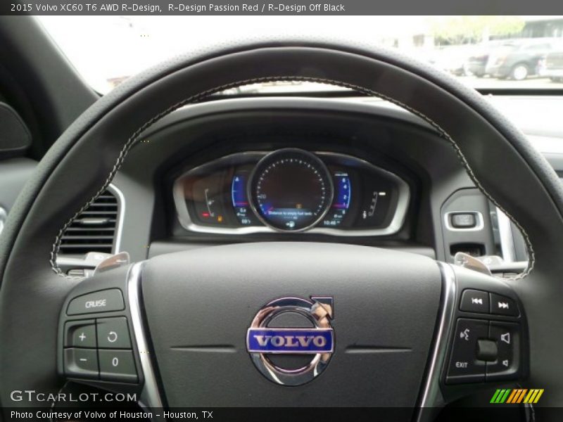  2015 XC60 T6 AWD R-Design Steering Wheel