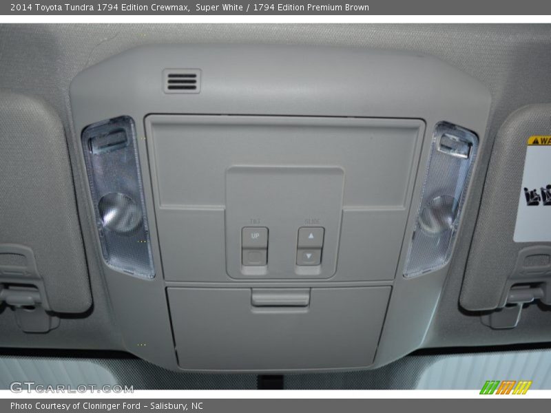 Super White / 1794 Edition Premium Brown 2014 Toyota Tundra 1794 Edition Crewmax