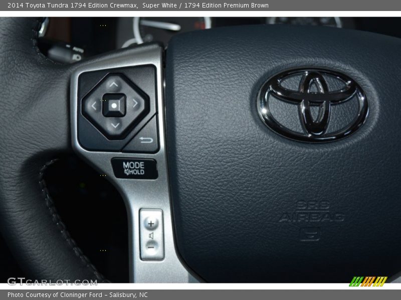 Super White / 1794 Edition Premium Brown 2014 Toyota Tundra 1794 Edition Crewmax