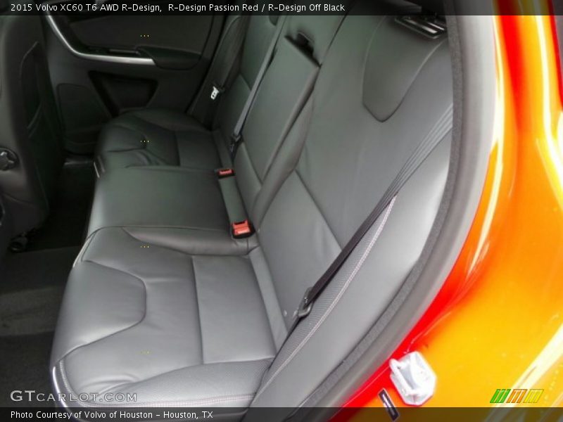 Rear Seat of 2015 XC60 T6 AWD R-Design