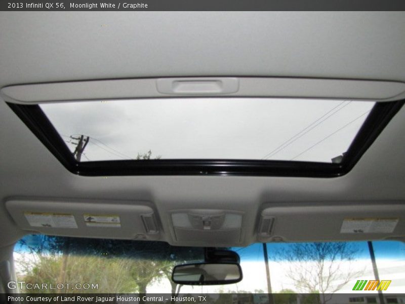Moonlight White / Graphite 2013 Infiniti QX 56