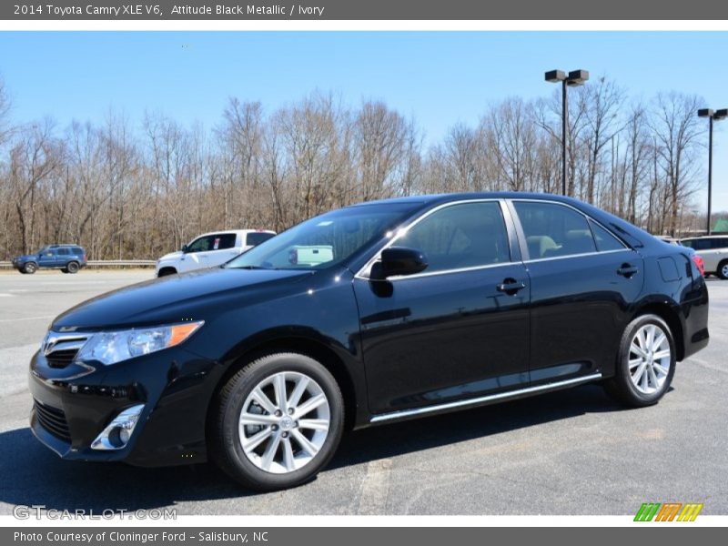 Attitude Black Metallic / Ivory 2014 Toyota Camry XLE V6