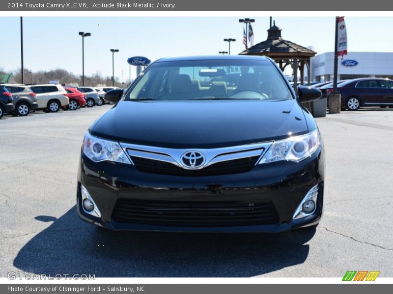 Attitude Black Metallic / Ivory 2014 Toyota Camry XLE V6