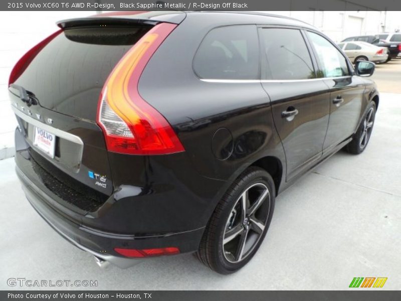 Black Sapphire Metallic / R-Design Off Black 2015 Volvo XC60 T6 AWD R-Design