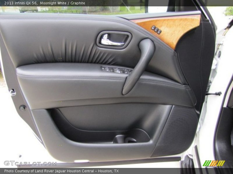 Moonlight White / Graphite 2013 Infiniti QX 56