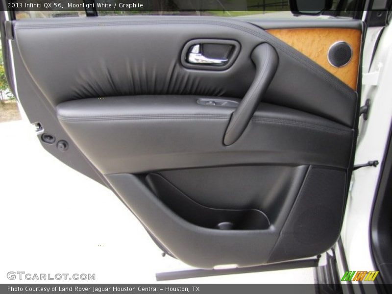 Moonlight White / Graphite 2013 Infiniti QX 56