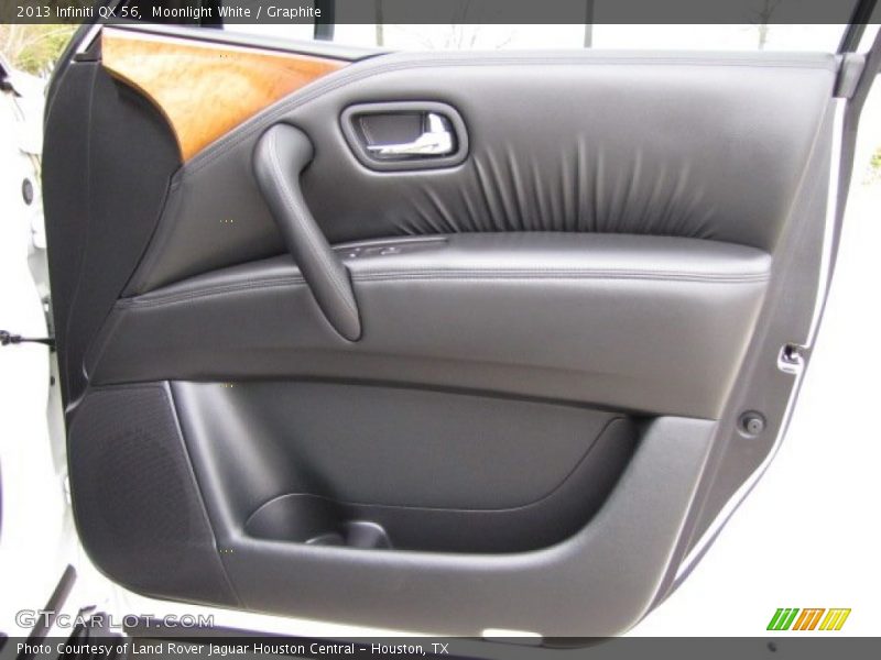 Moonlight White / Graphite 2013 Infiniti QX 56